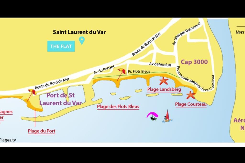 Lumineux, Tout Confort, Wifi & Terrace & Parking Saint-Laurent-du-Var Esterno foto